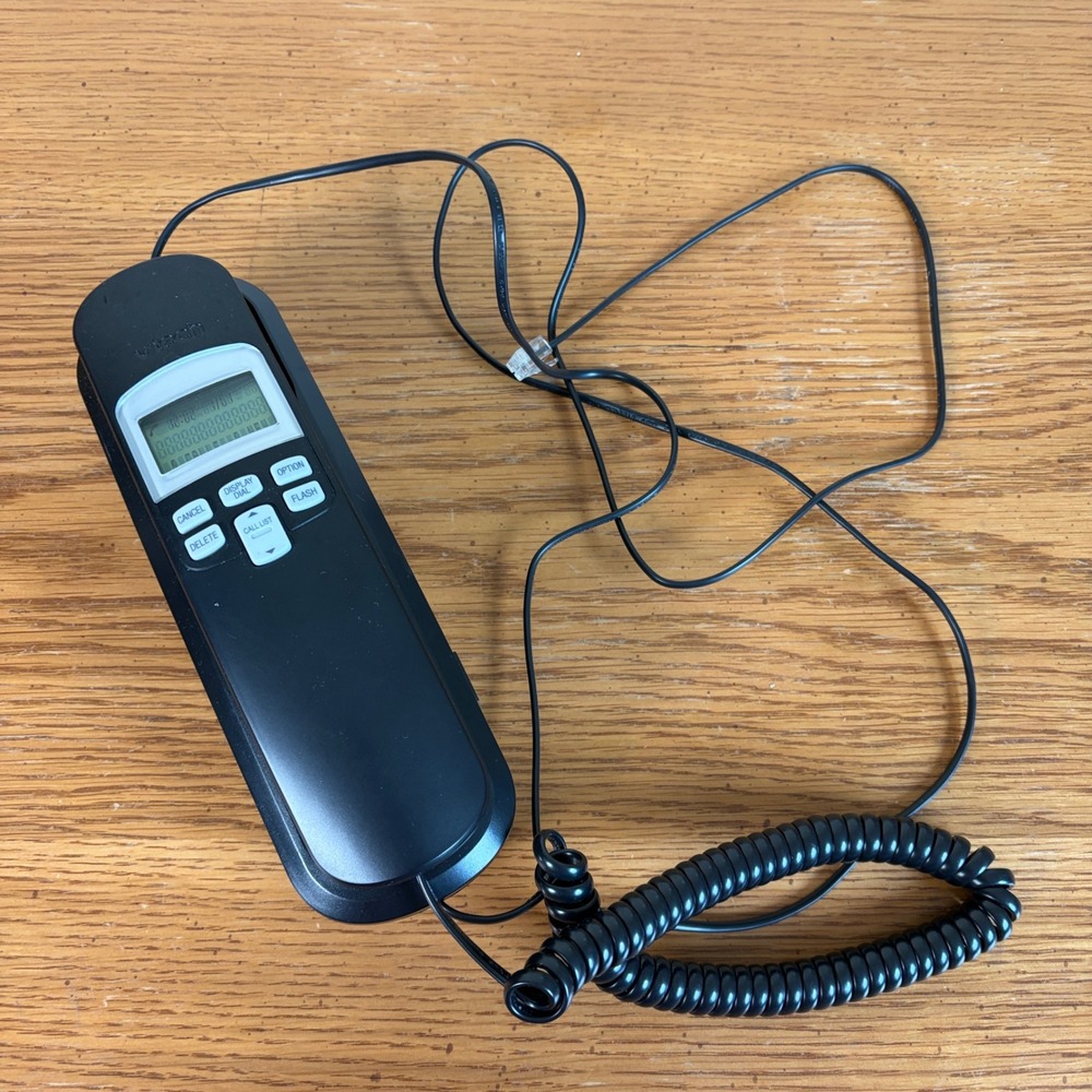 Vtech CD1113 Corded Wall Mountable Landline Phone with Caller ID Black